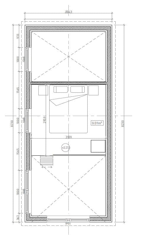 Planlösning - Sovloft