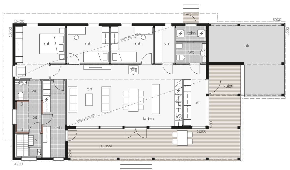 Laaksolahti - Hus planritning 1