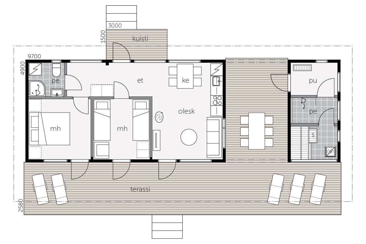 Mäntyluoto 49 planritning 1