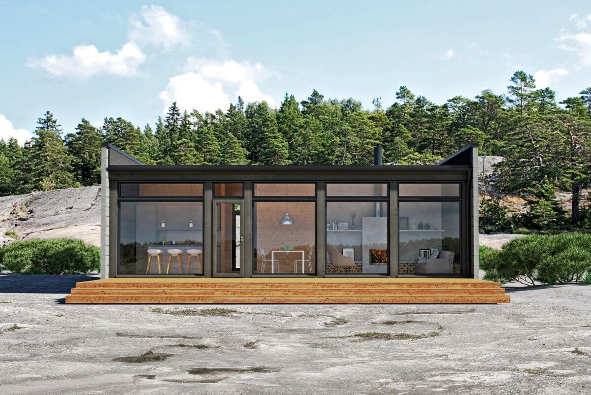 Glass House 70 (djup stomme) - Fritidshus