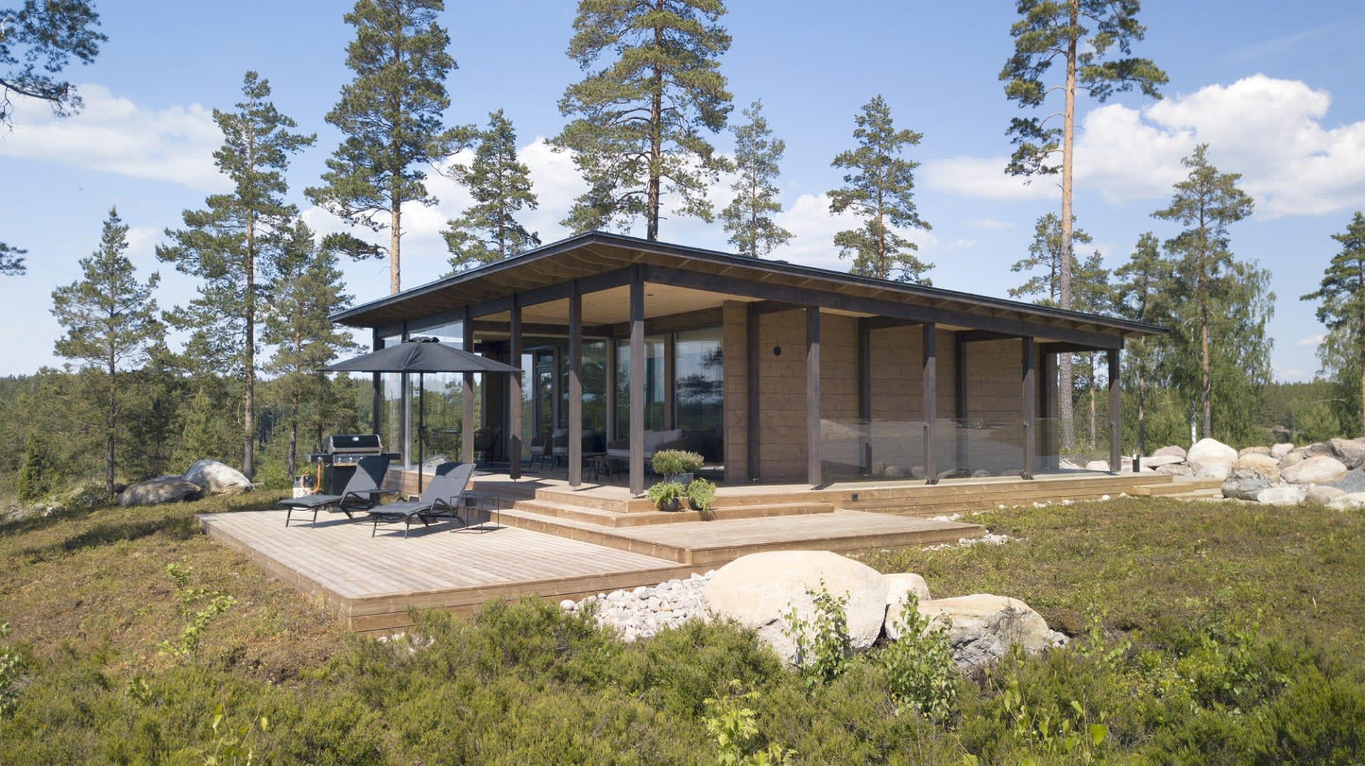 Glass House 70 (djup stomme) - Fritidshus