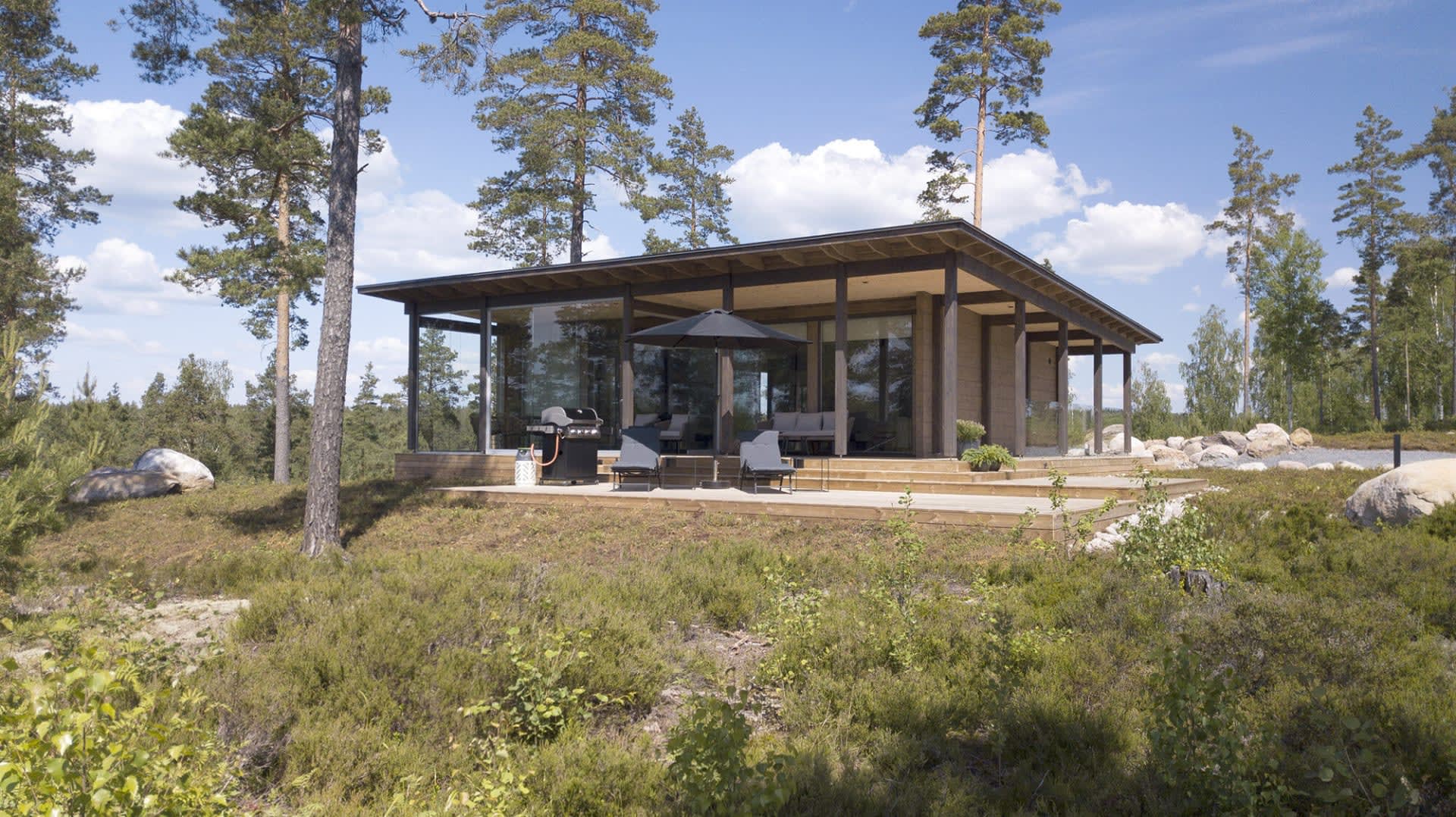 Glass House 70 (djup stomme) - Fritidshus