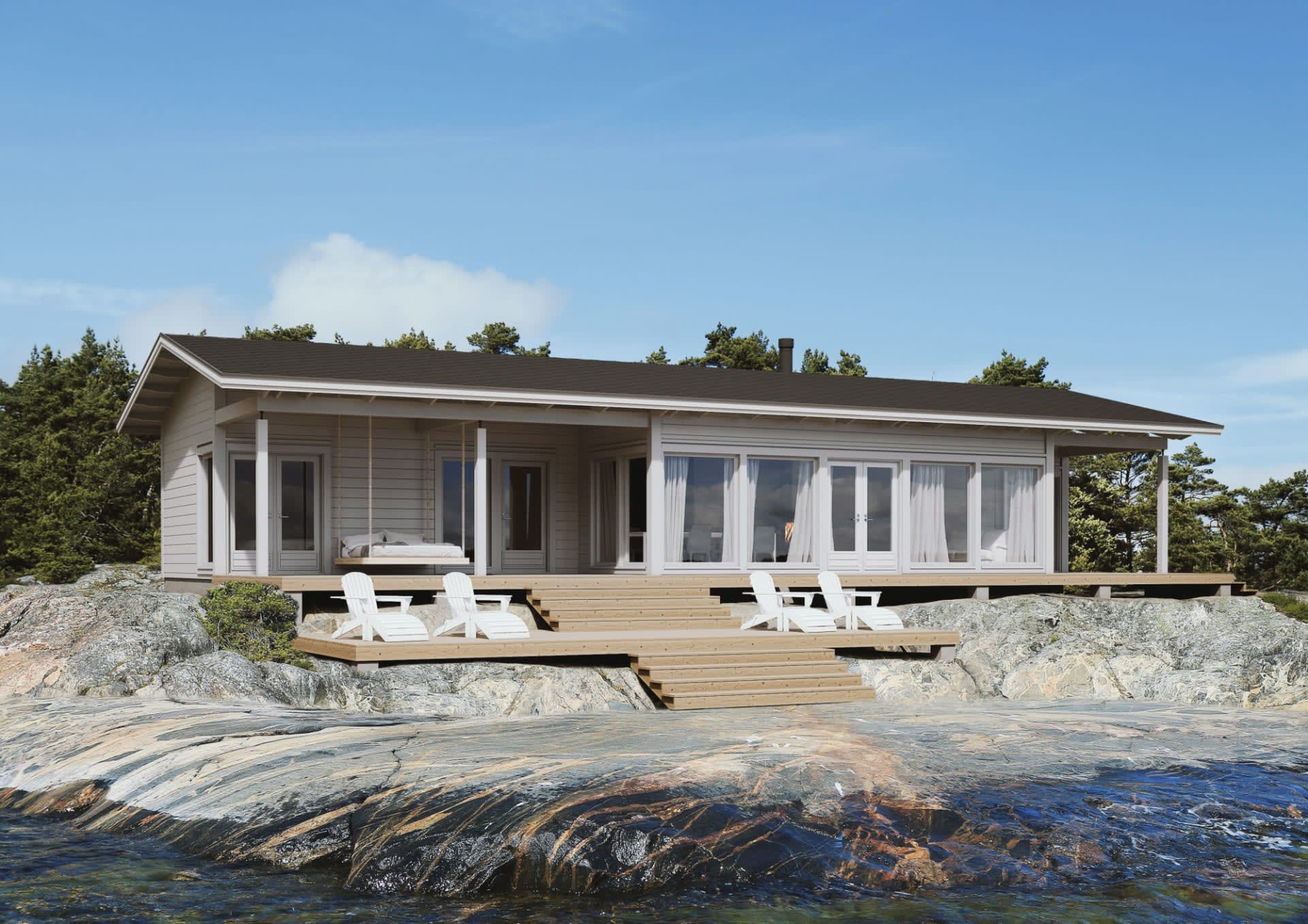 Stenudden 100 (Kalliosaari 100) - Fritidshus