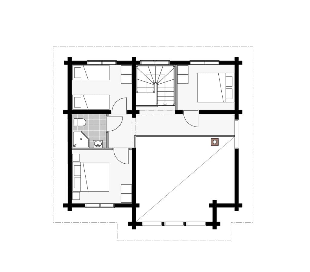 Åre - Chalet planritning 1