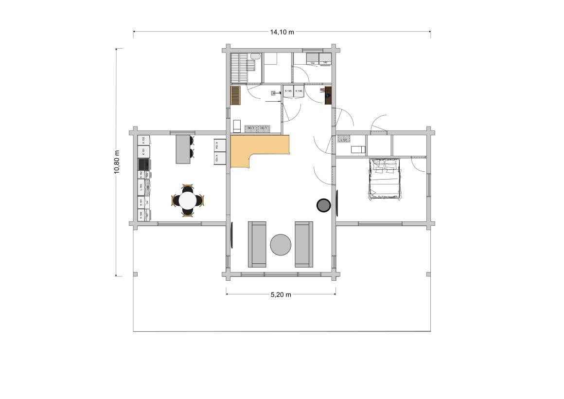 Björkliden - Huvudplan