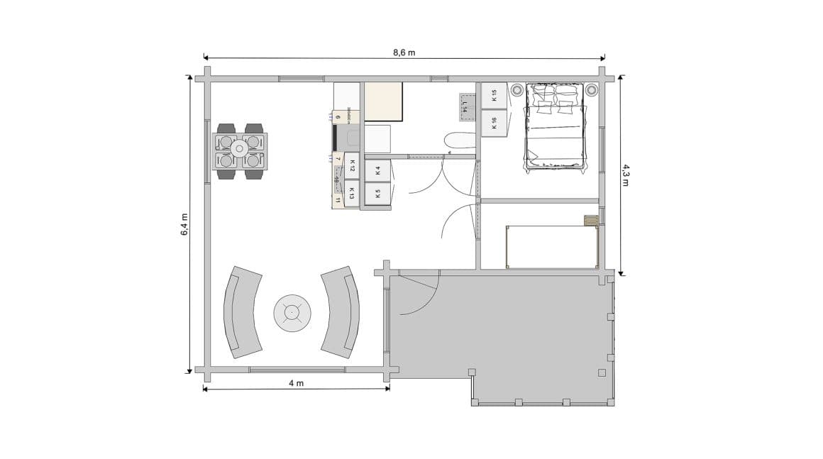 Blomster - Huvudplan
