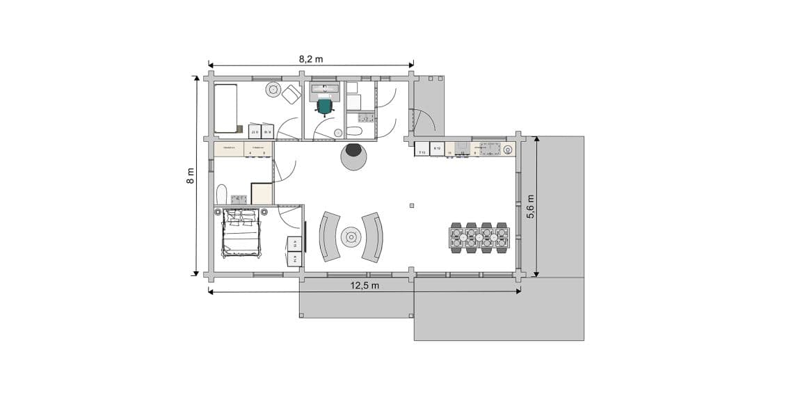 Havsvinden - Huvudplan
