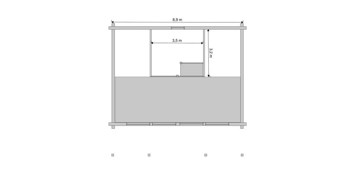 Idre 1 plan med loft - Loft