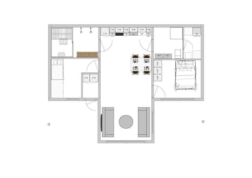 Kåbdalis - Källarplan förslag 4