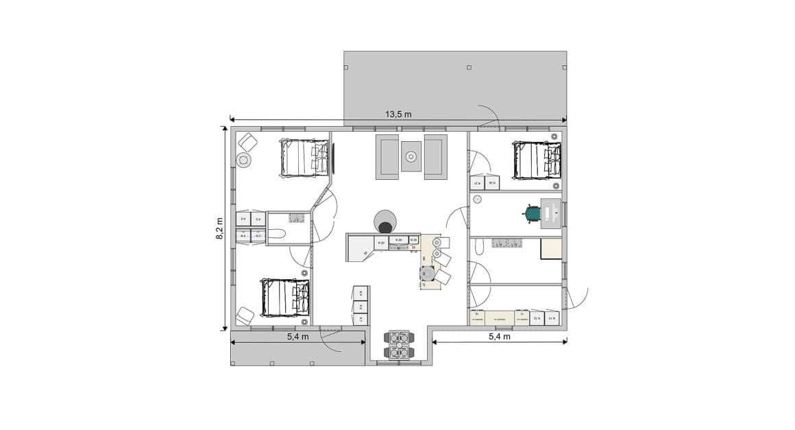 Saltkråkan - Huvudplan