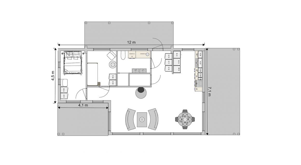 Skarpö 60 - Huvudplan