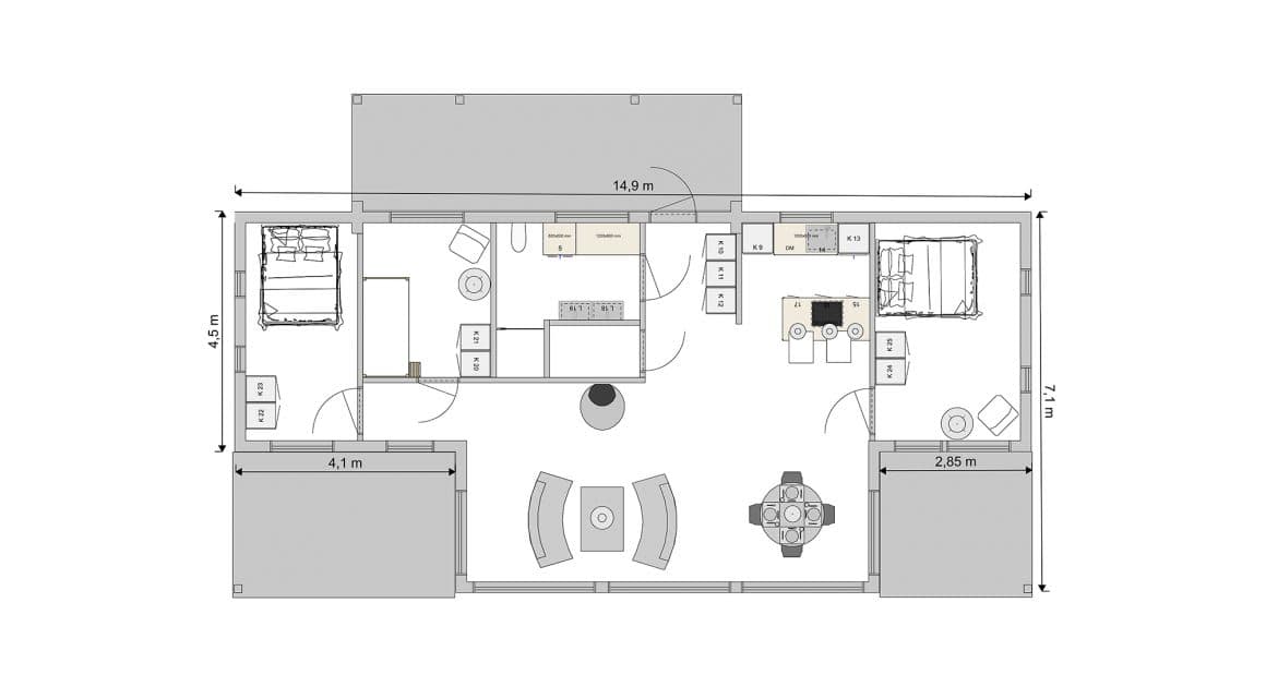 Skarpö 80 - Huvudplan