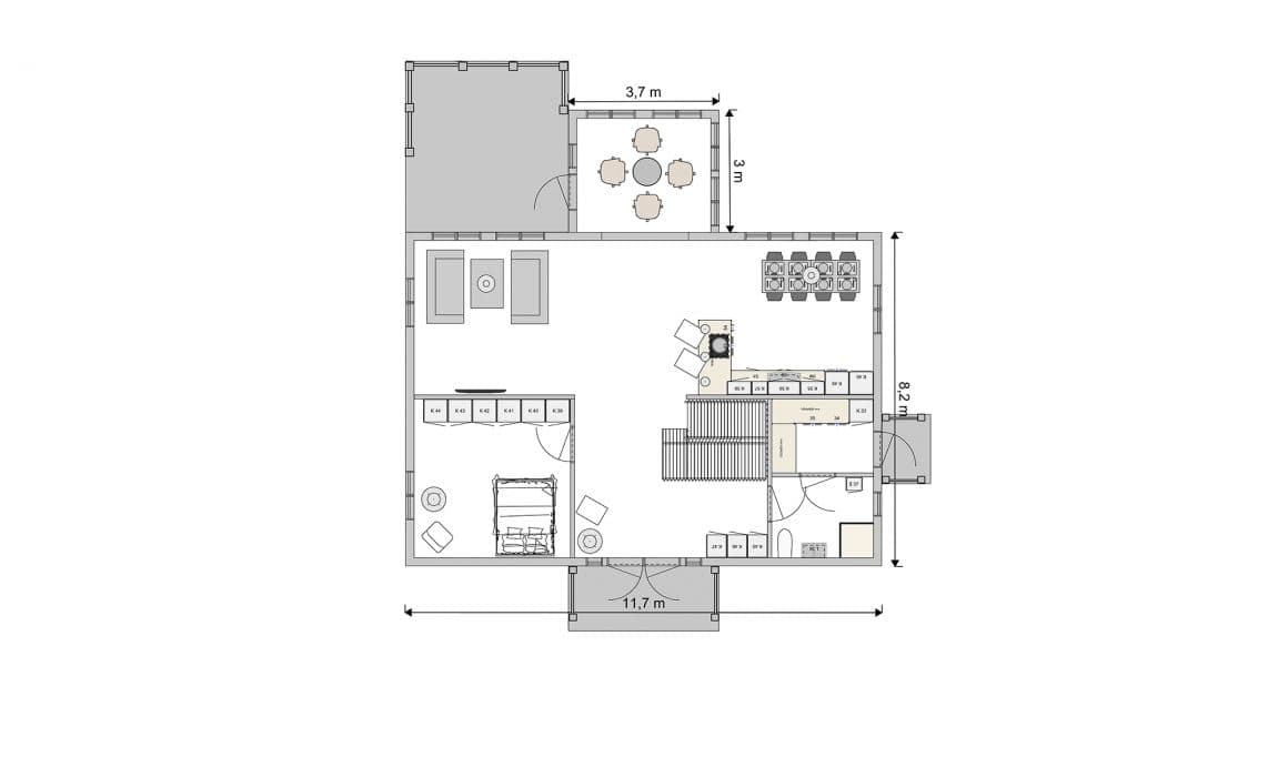 Solbacka - Huvudplan