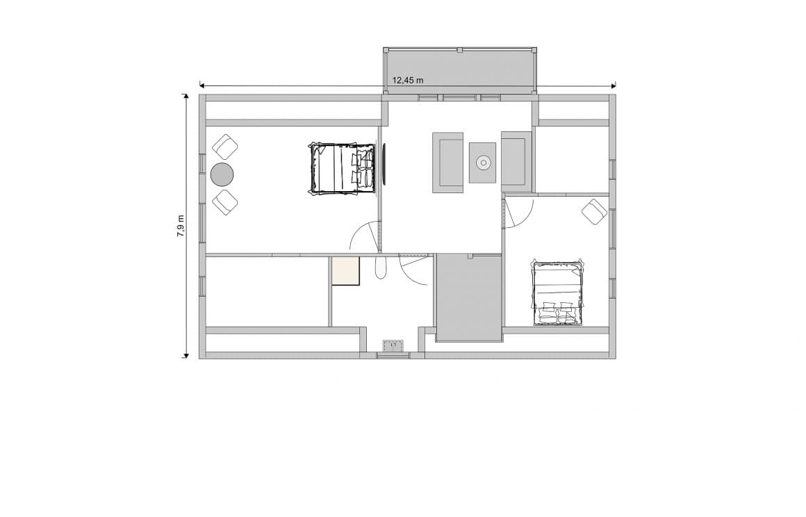 Solgården - Övre plan