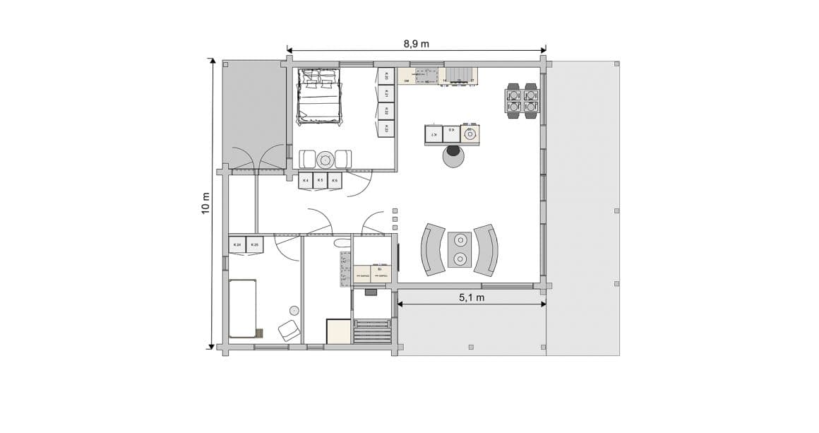 Trillevallen - Huvudplan