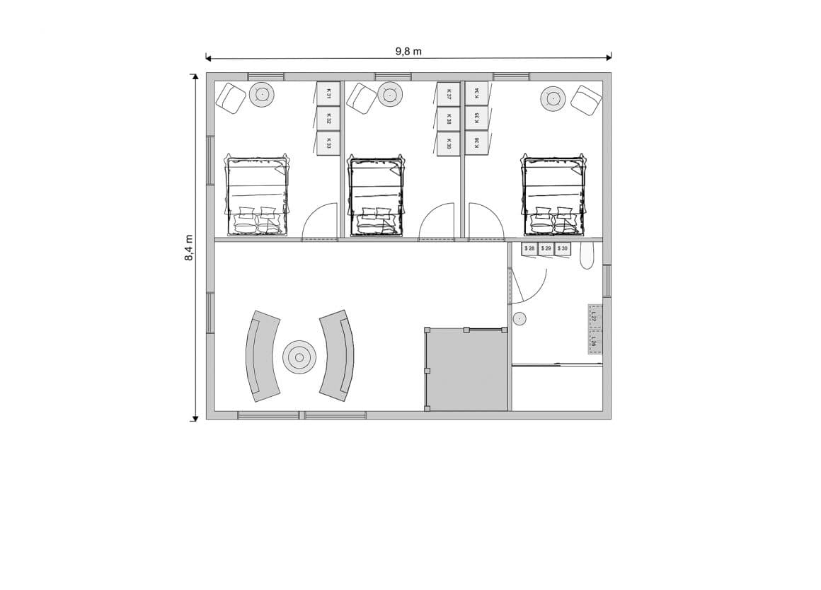 Utsikten - Övre plan