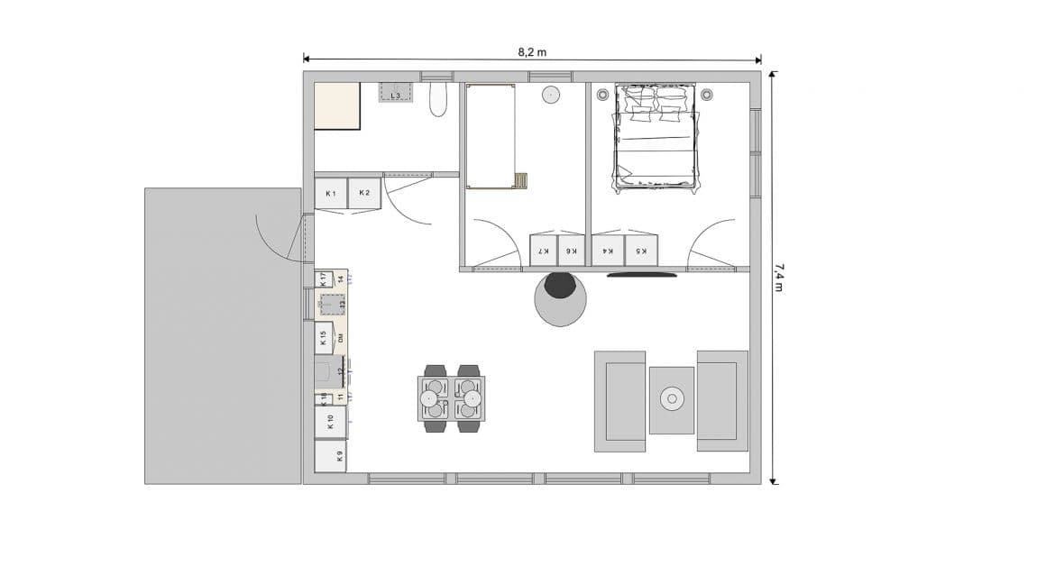 Vingslag - Huvudplan