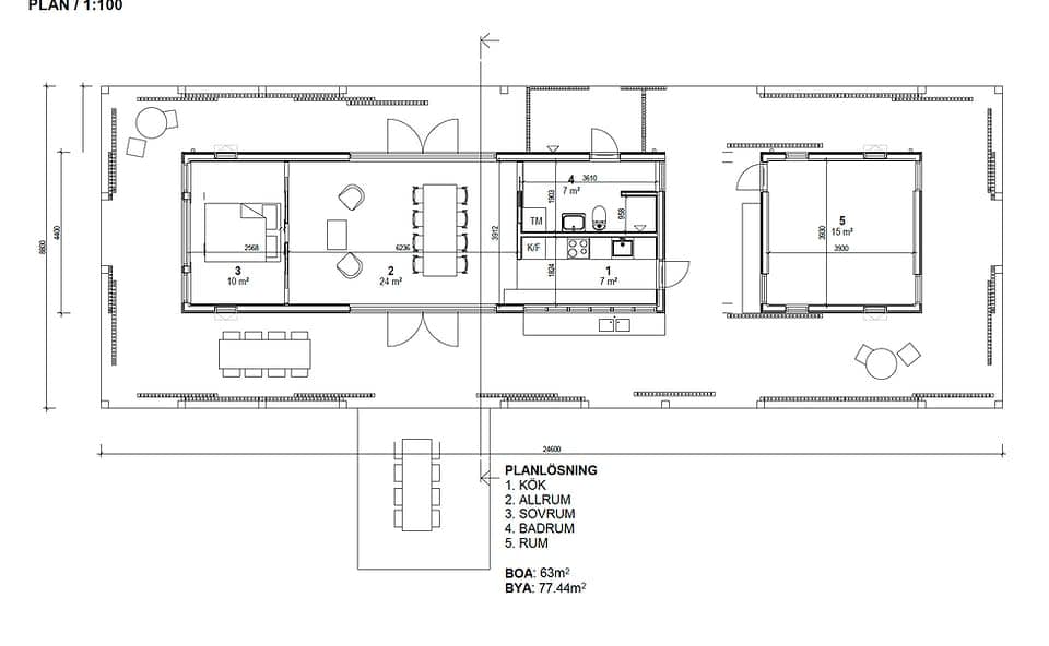 Nära Naturen 77kvm planritning