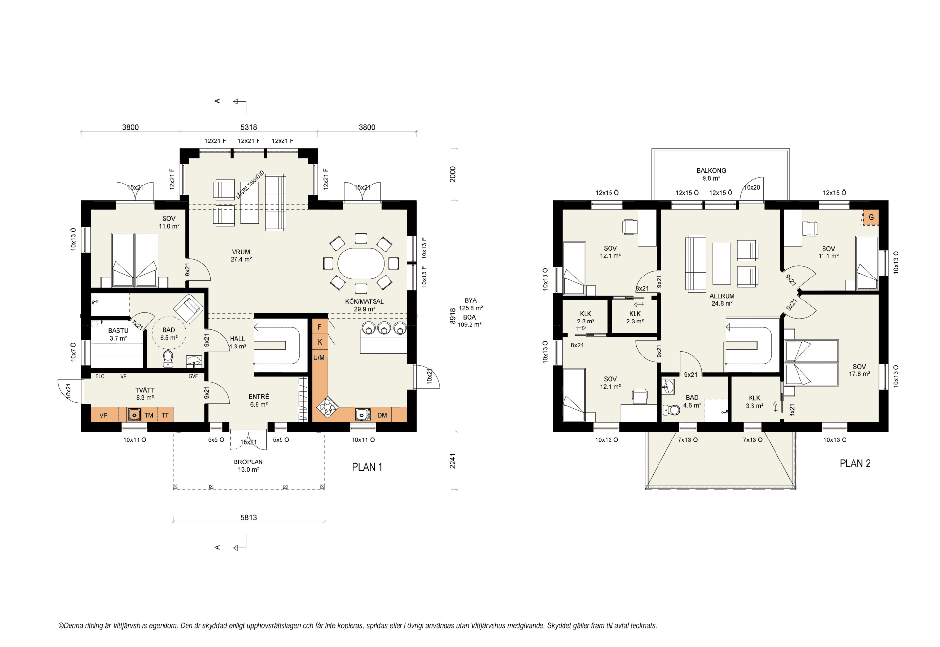 Hällbacken planritning 1