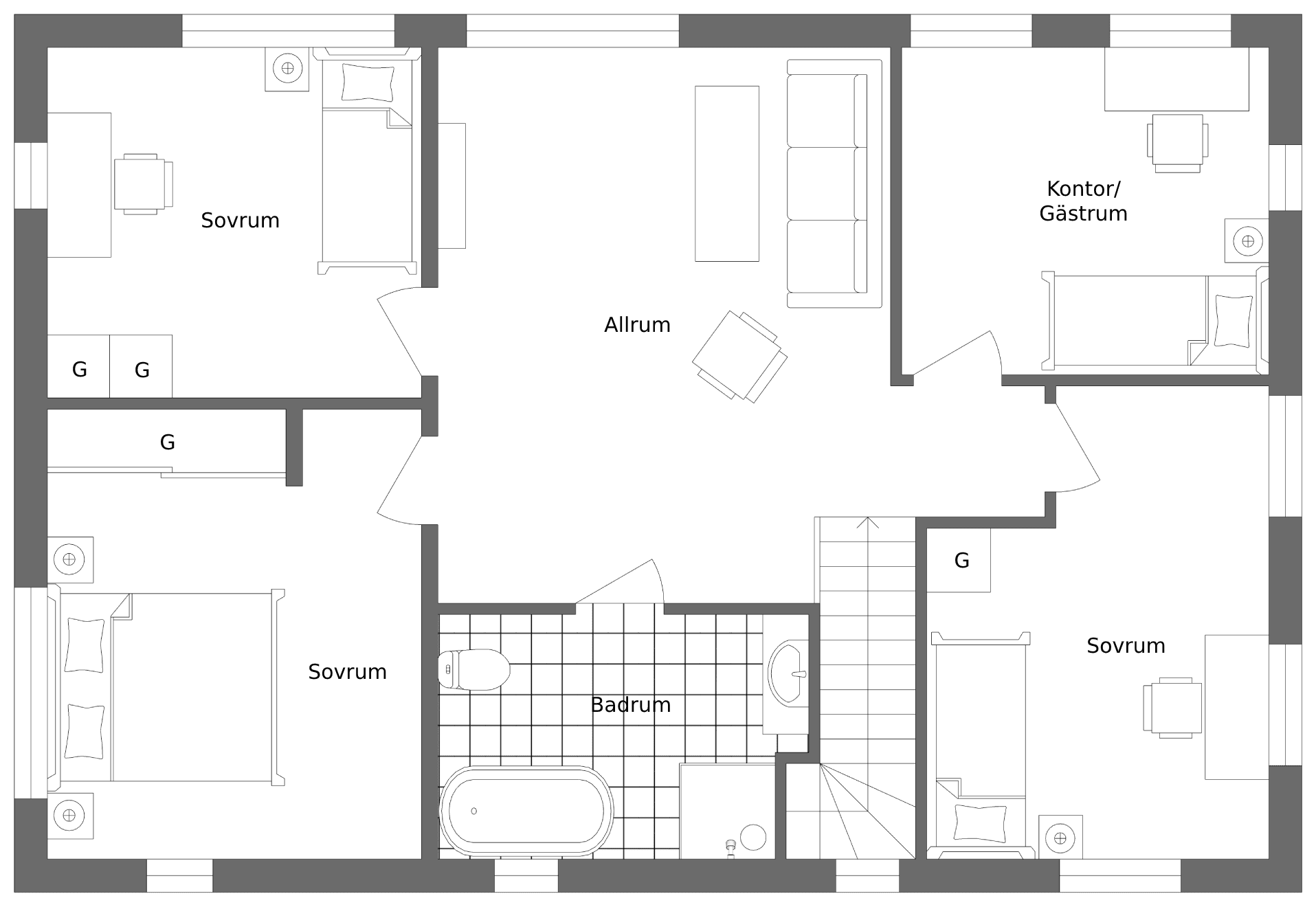 2-plan 2-plan i New Sweden? planritning 2
