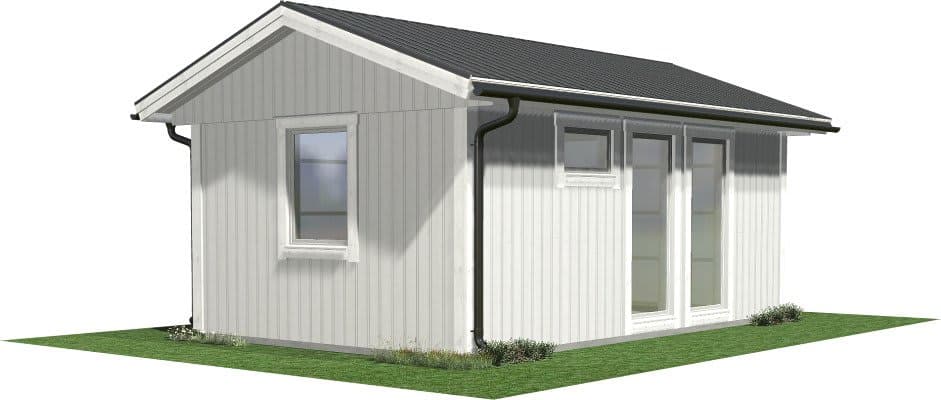 Attefallshus 23m²
