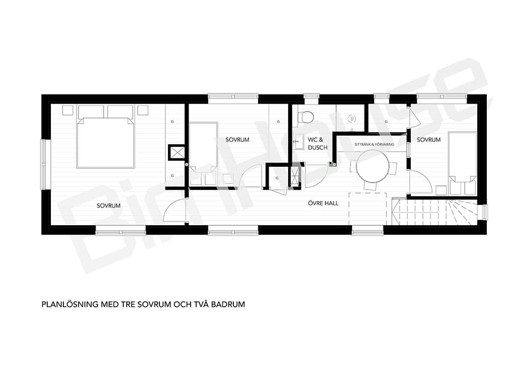 Fritidshus Kurt planritning 2