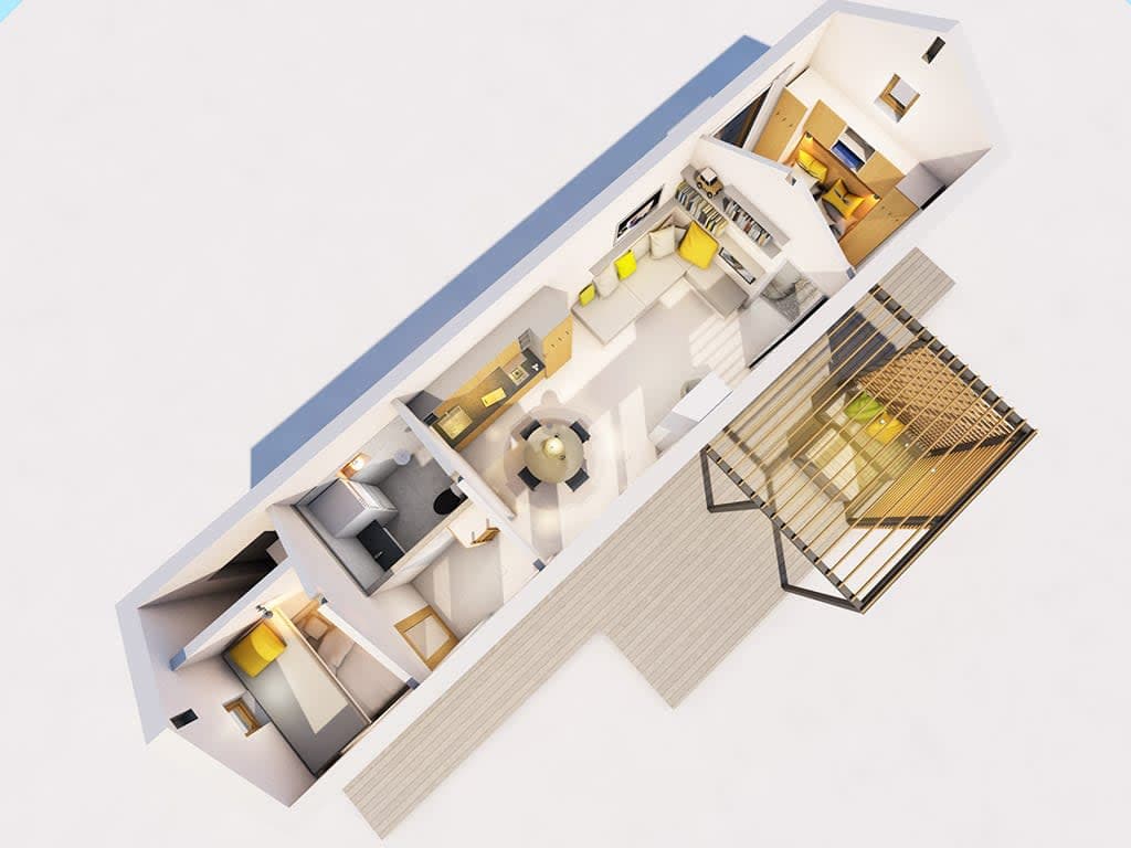 Fritidshus Marianne planritning 2