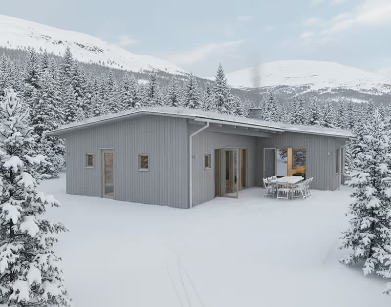 Fritidshus Ulla-Britta planritning 1