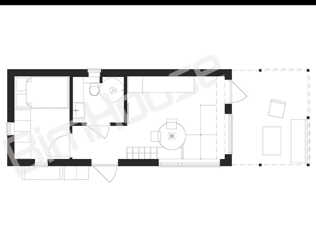 Attefallshus Kerstin planritning 1