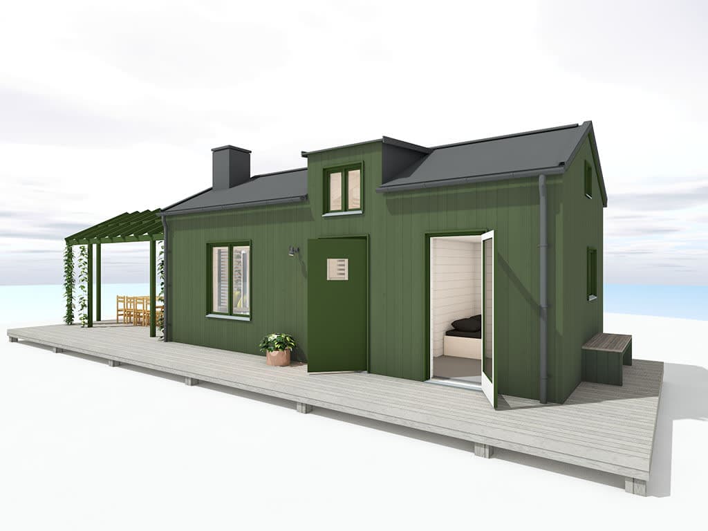 Attefallshus Sverker