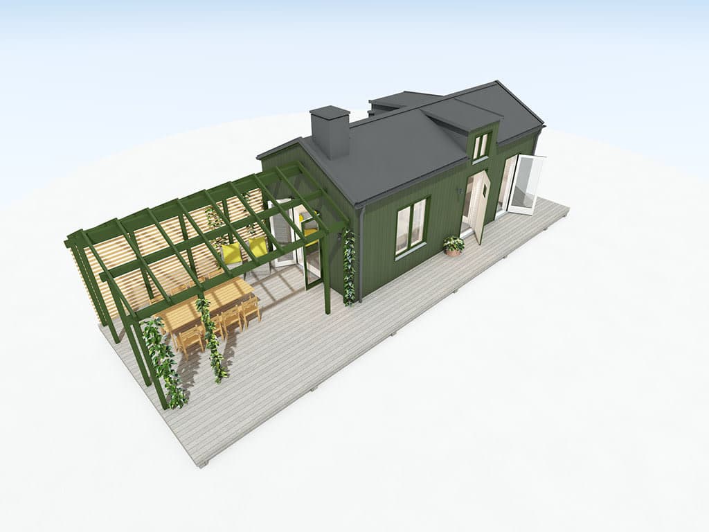 Attefallshus Sverker