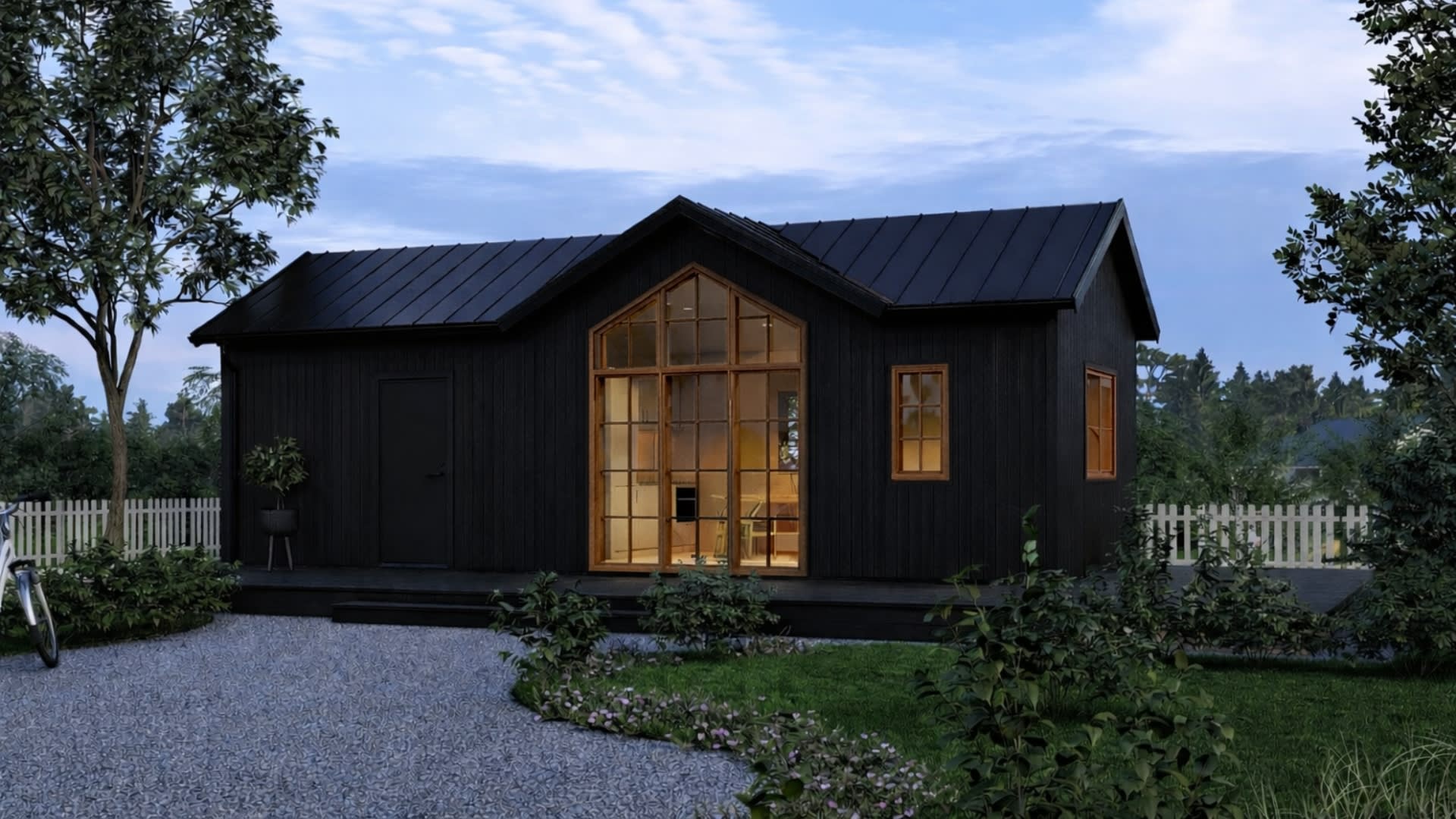 Stockholm 40 Svartjära med trädetaljer