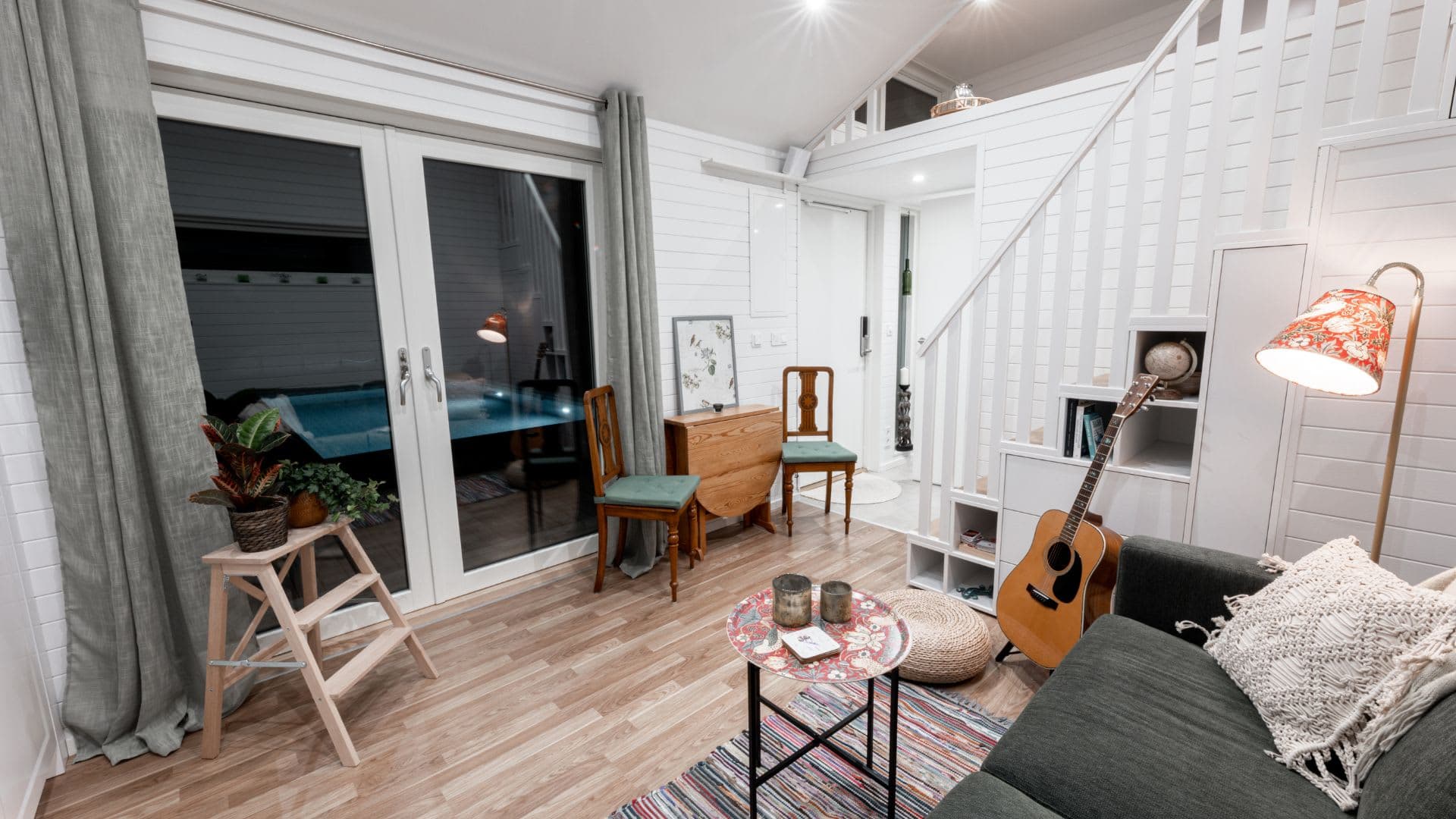 Vardagsrum attefallshus