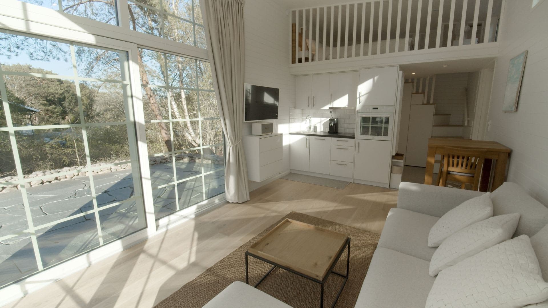 Vardagsrum och kök attefallshus