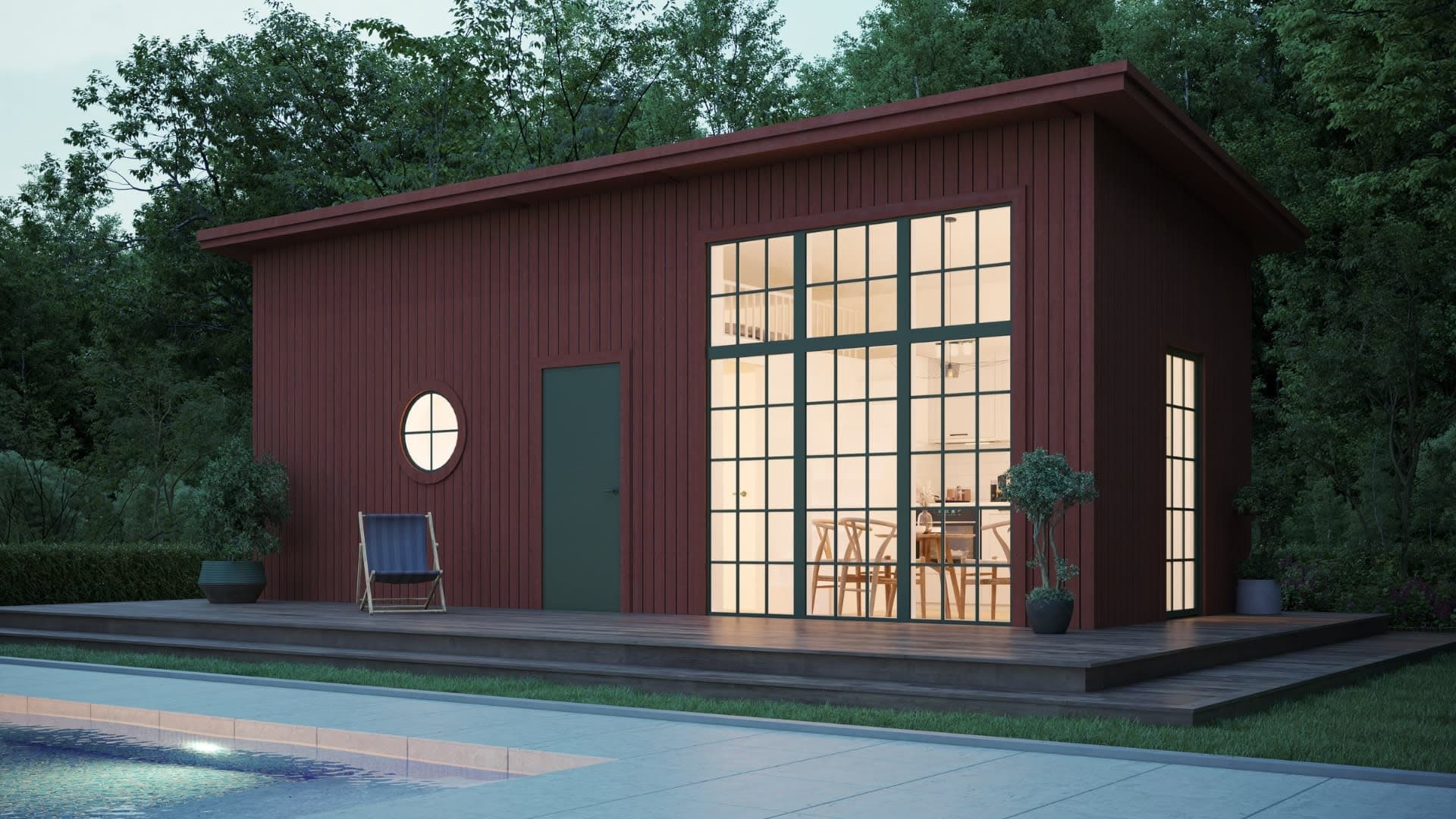 Attefallshus pulpettak