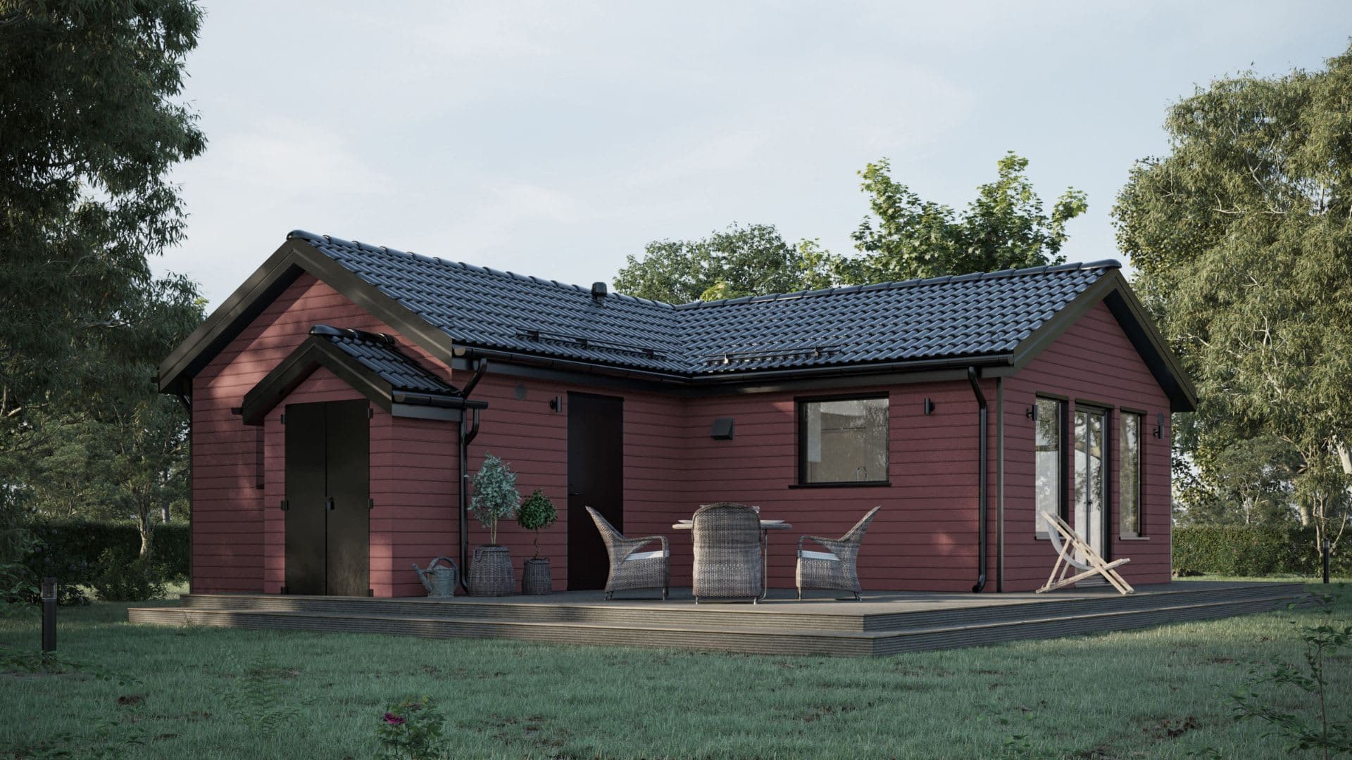 Rött Fritidshus Kivik