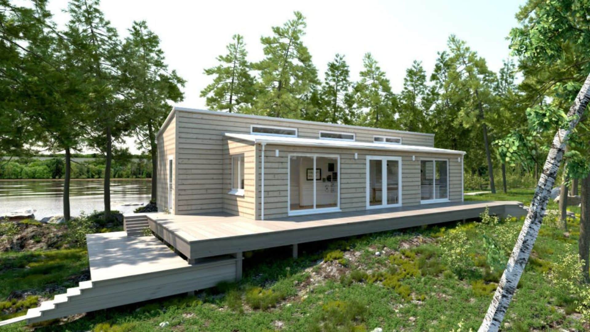 Fritidshus ljust och stort skärgården