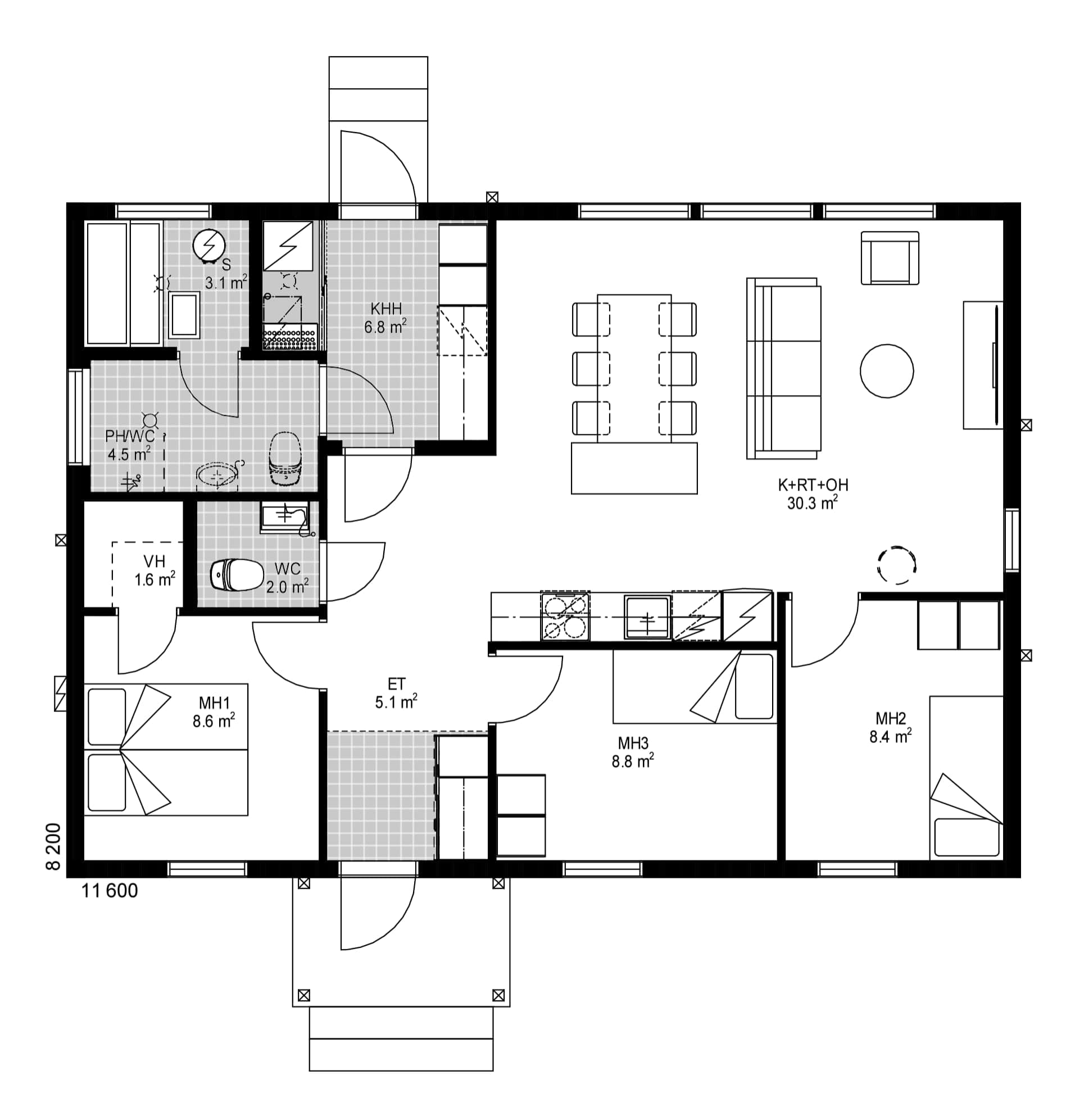 Välke 95 planritning 1