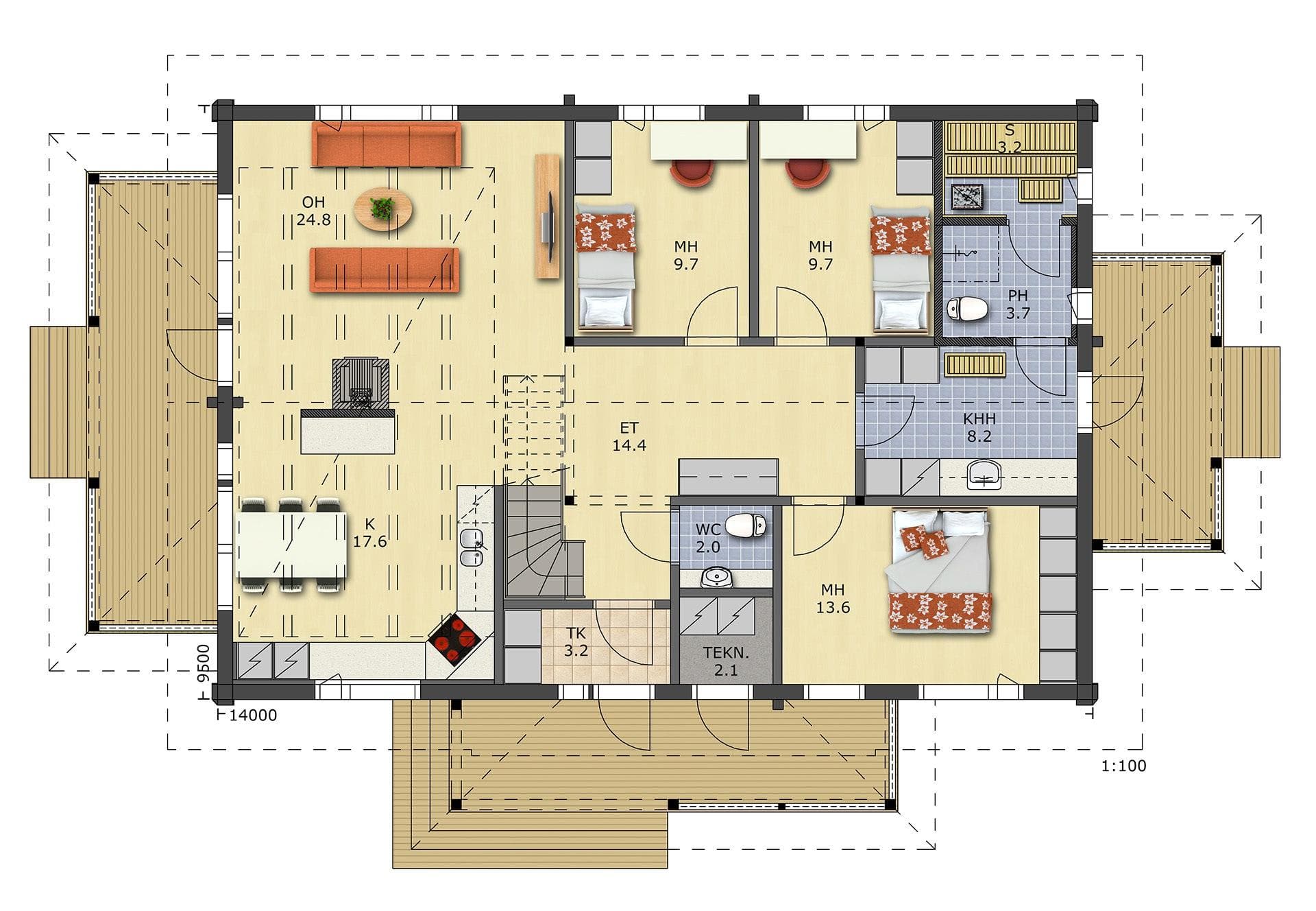 Amanda 182 planritning 1