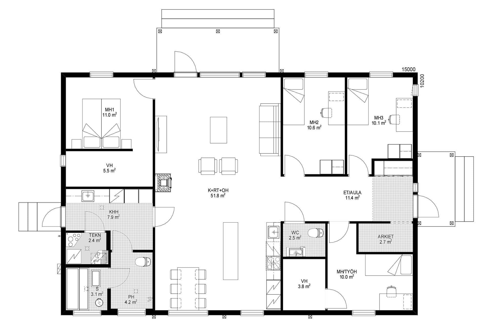 Hohde 153 planritning 1