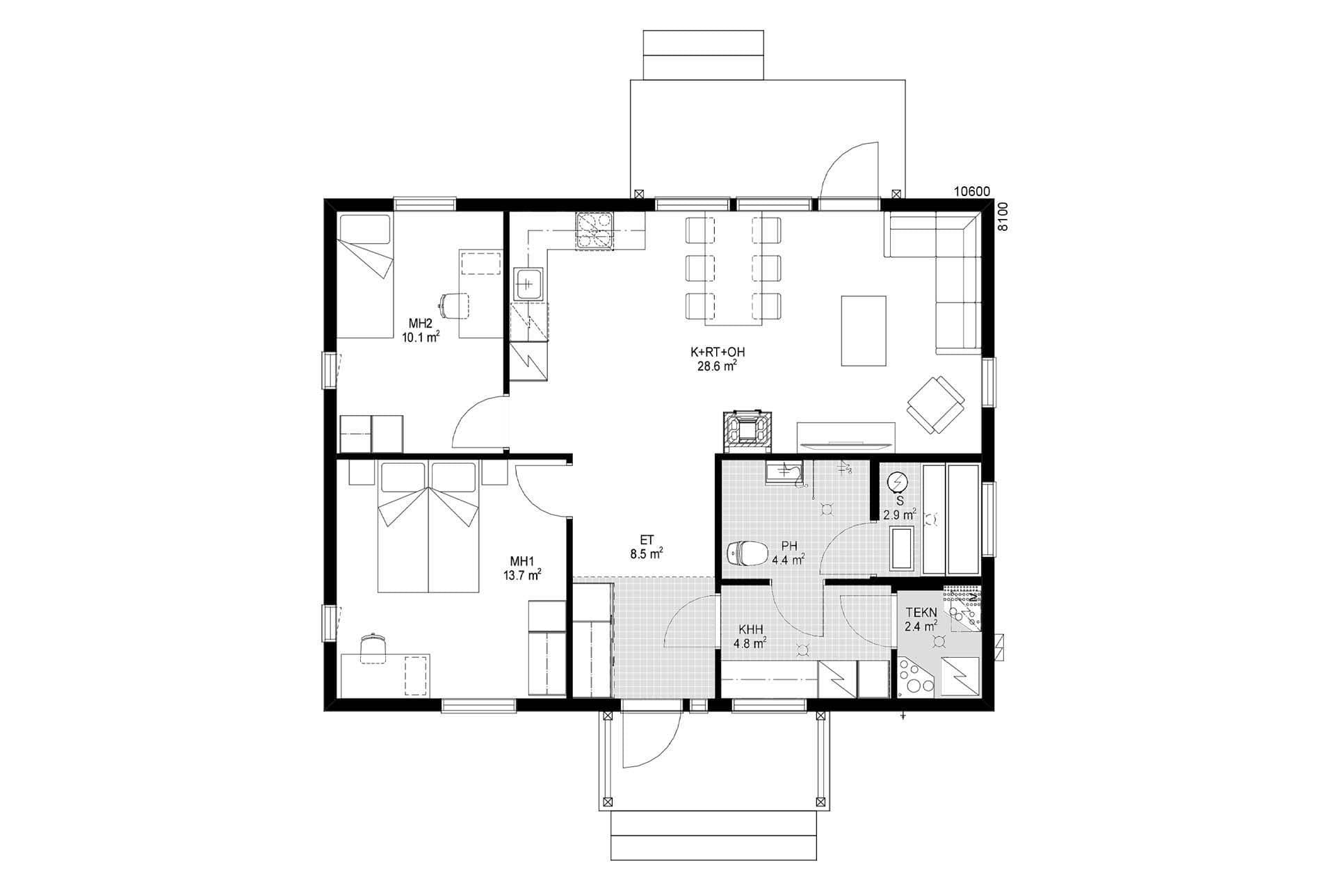 Hohde 86 planritning 1