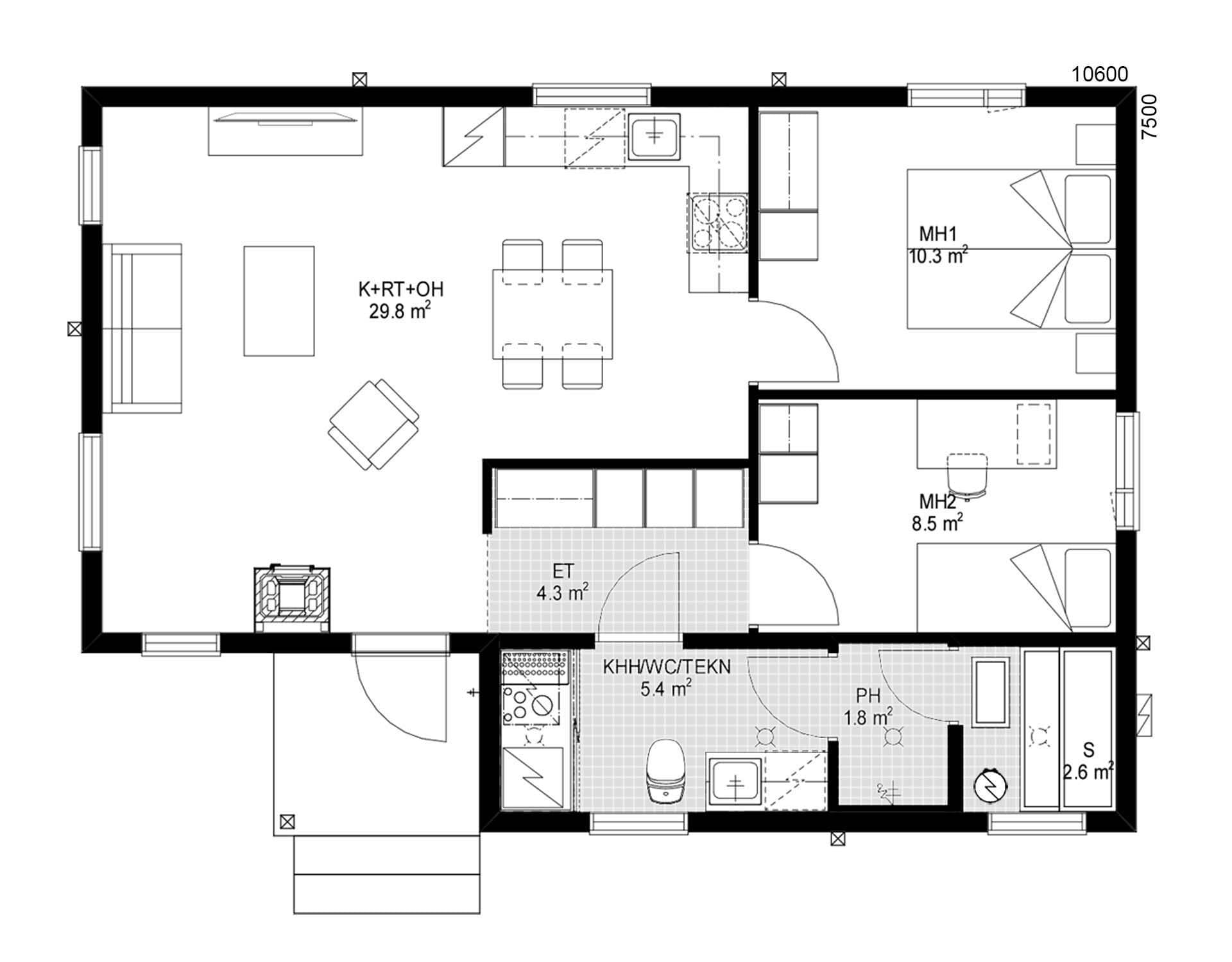 Aava 72 planritning 1