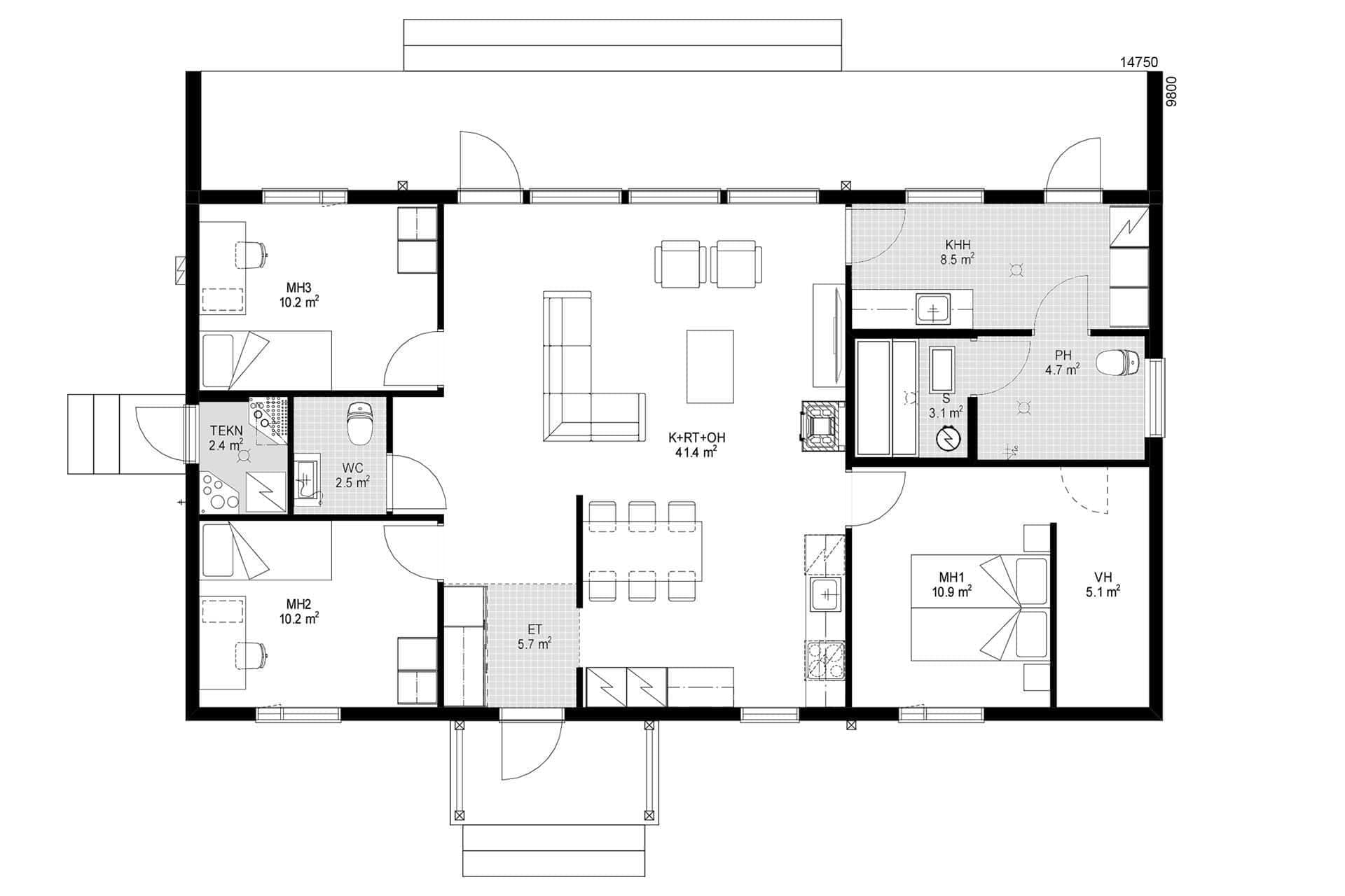 Pouta 118 planritning 1