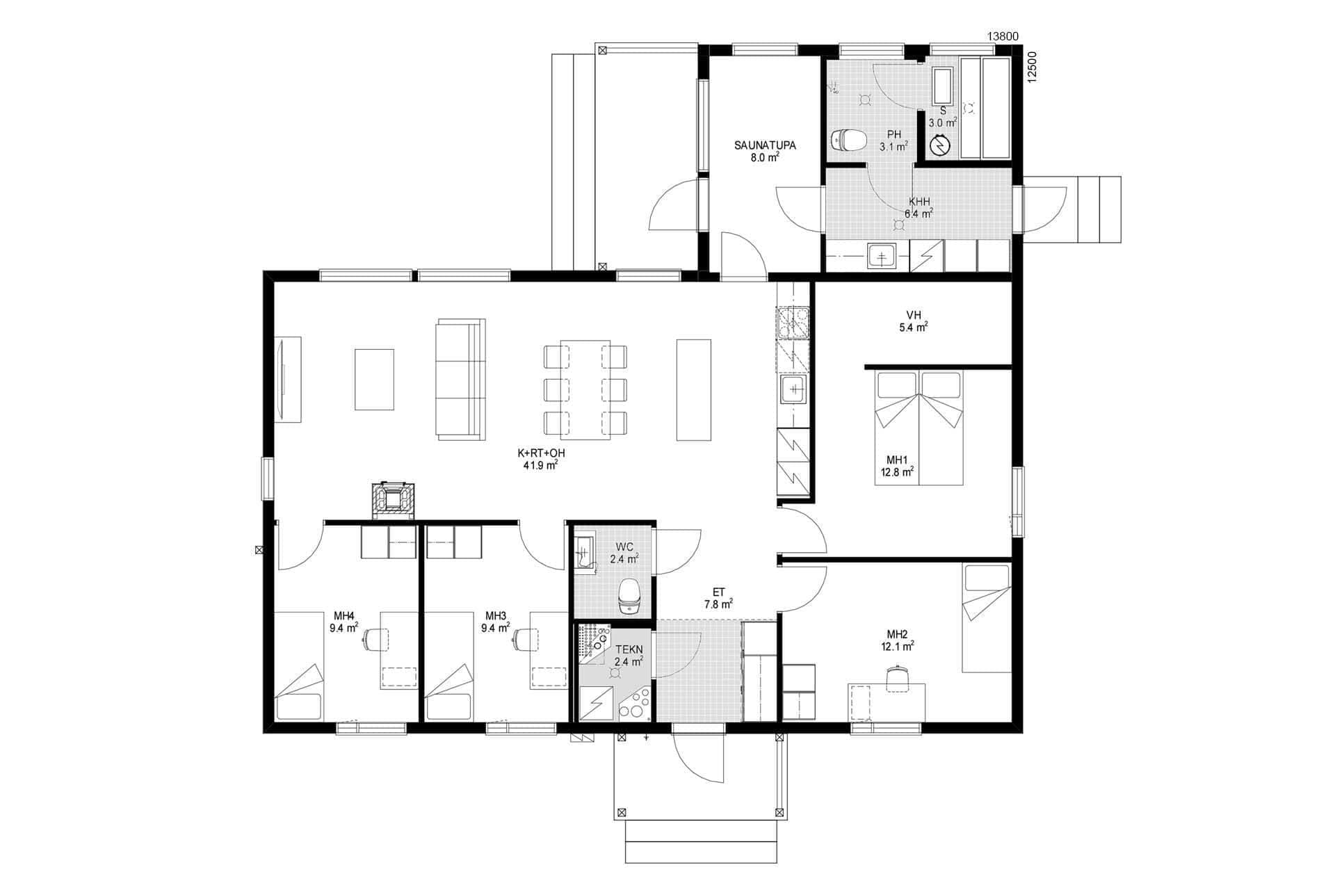 Aava 140 planritning 1