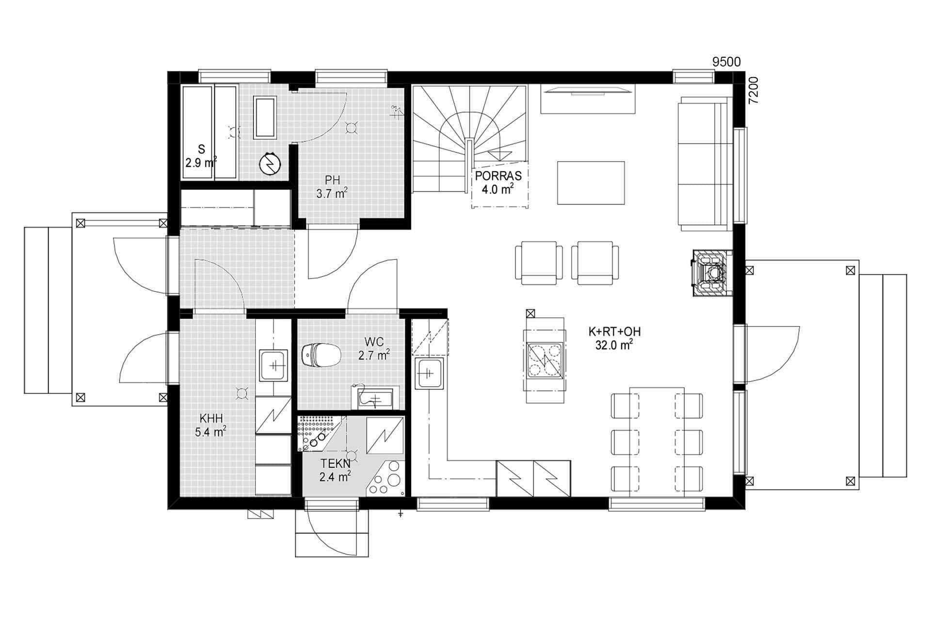 Hohde 133 planritning 1