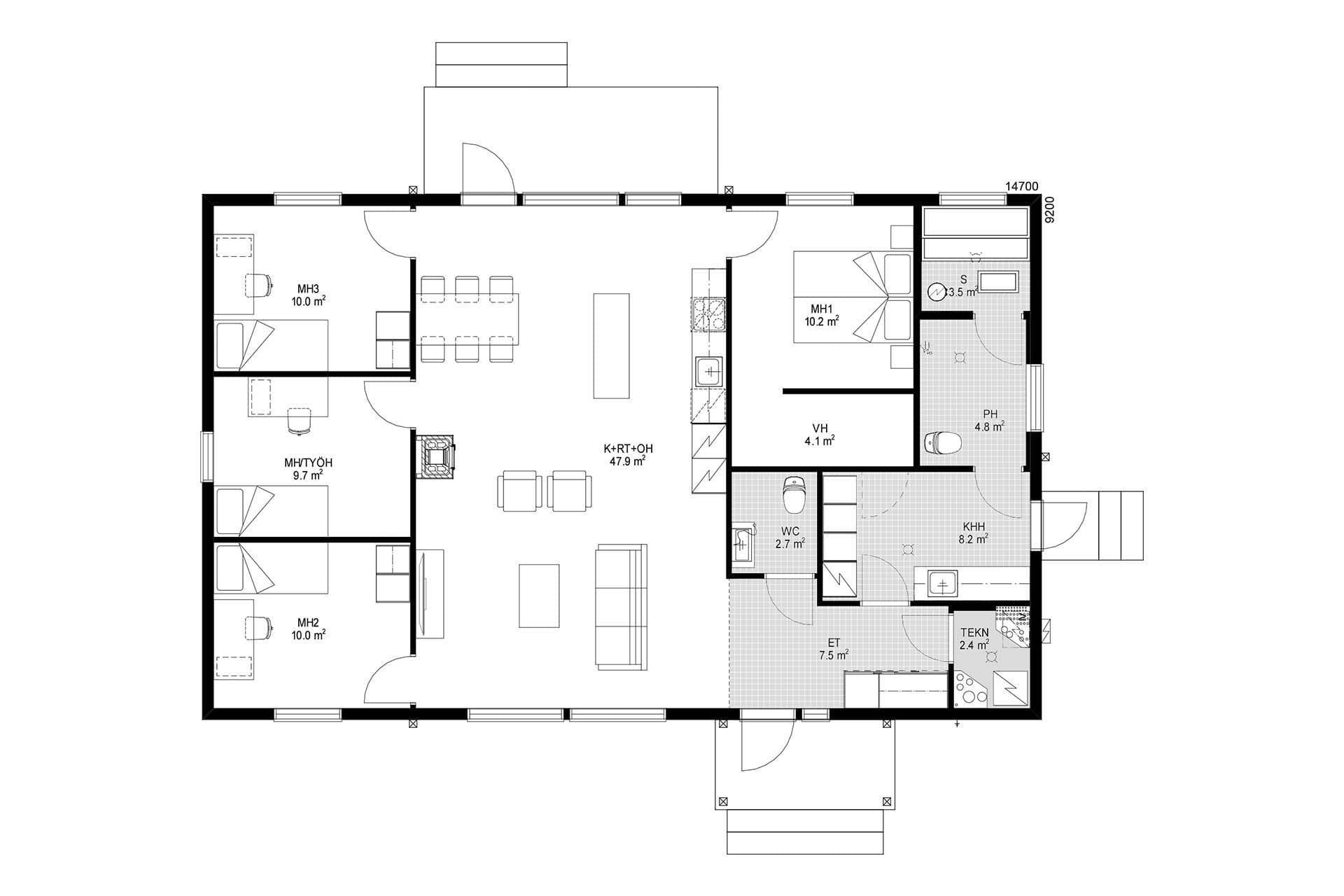 Hohde 135 planritning 1