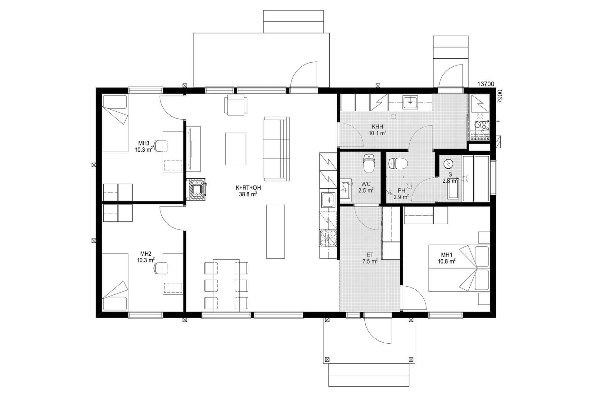 Hohde 108 planritning 1