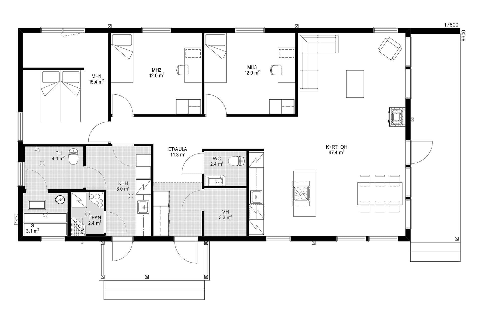 Pouta 136 planritning 1