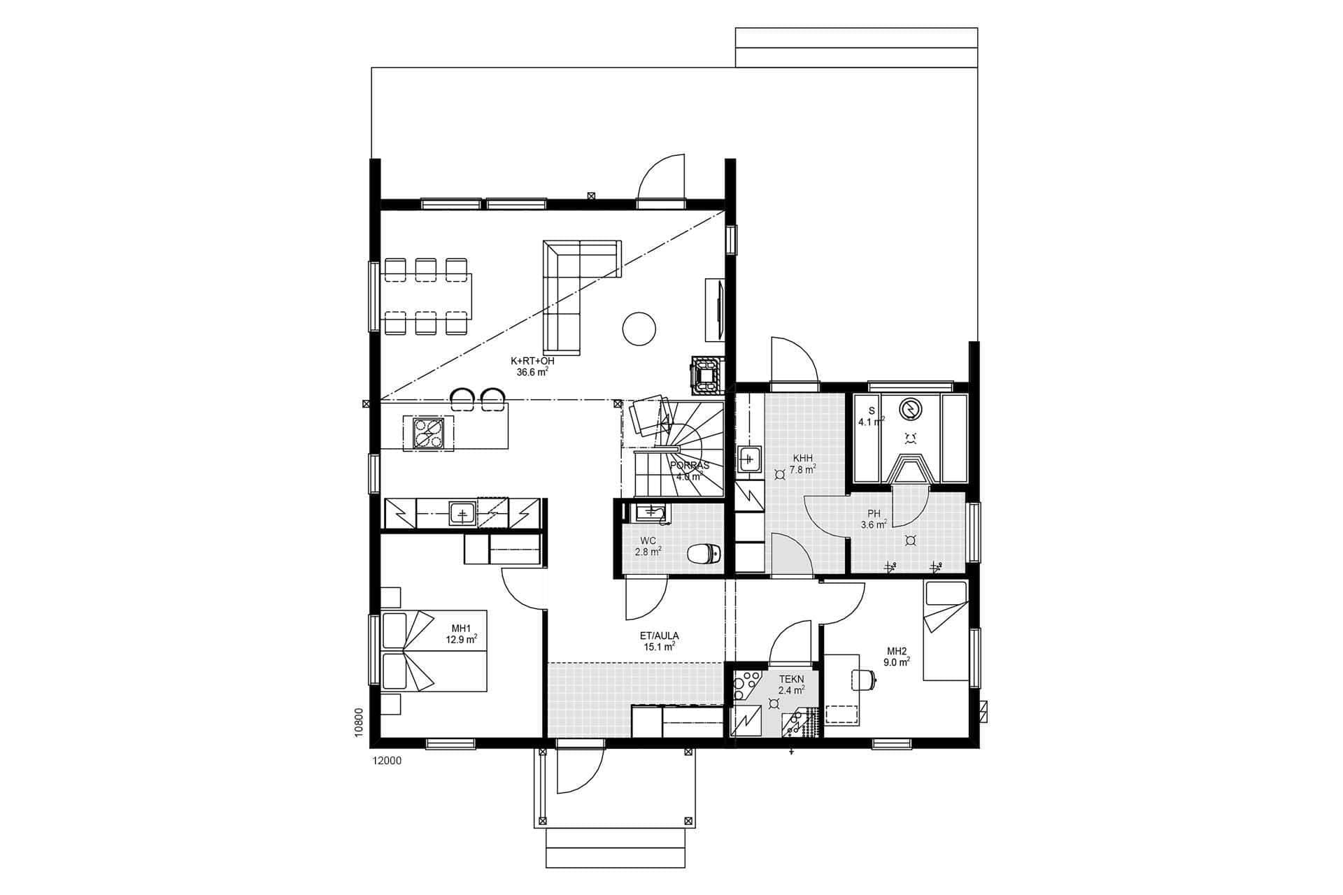 Pouta 161 planritning 1