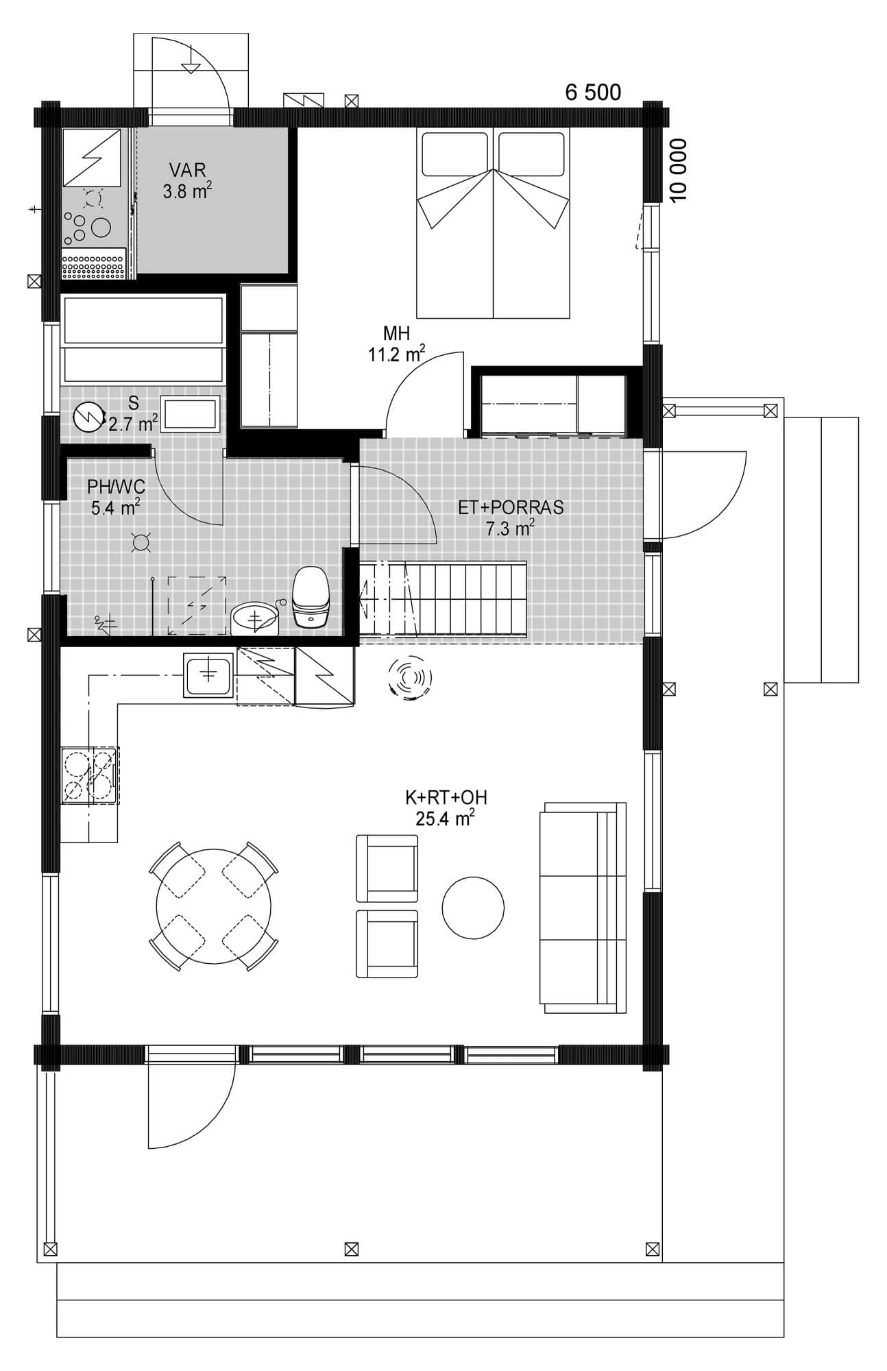 Valo 72 planritning 2